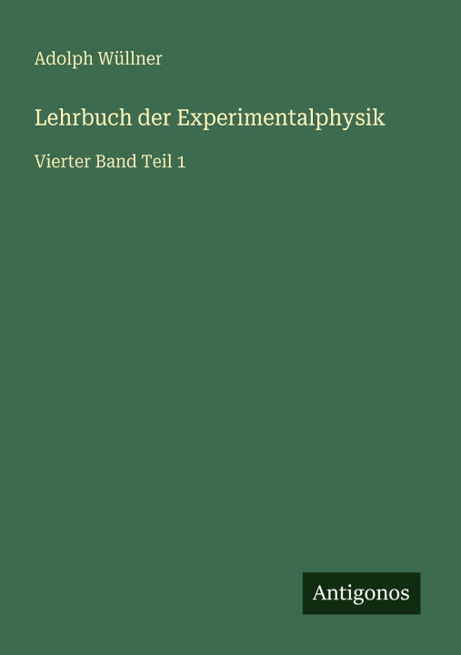Kniha Lehrbuch der Experimentalphysik 