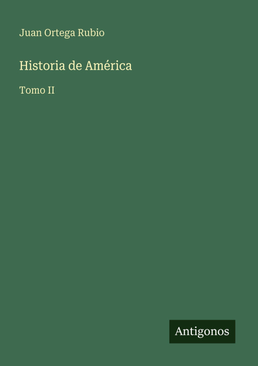Knjiga Historia de América 