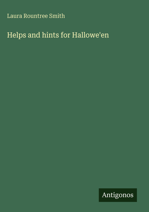 Carte Helps and hints for Hallowe'en 
