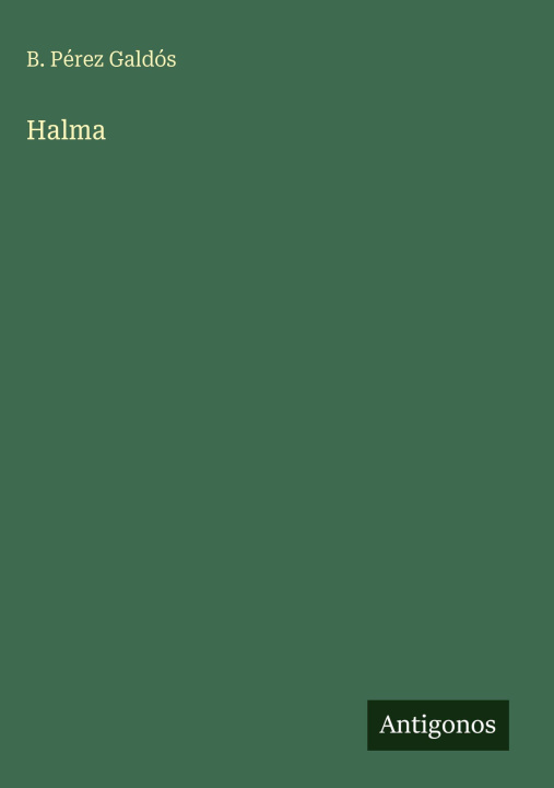 Knjiga Halma B. Pérez Galdós