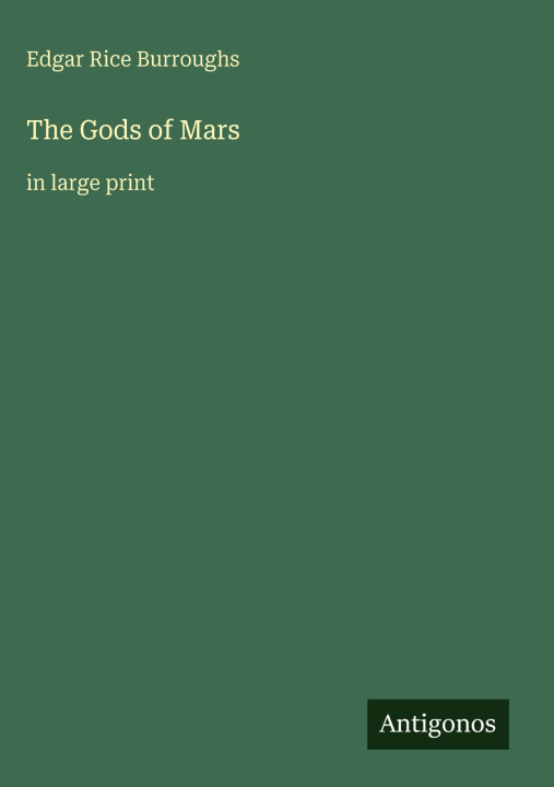 Knjiga The Gods of Mars 