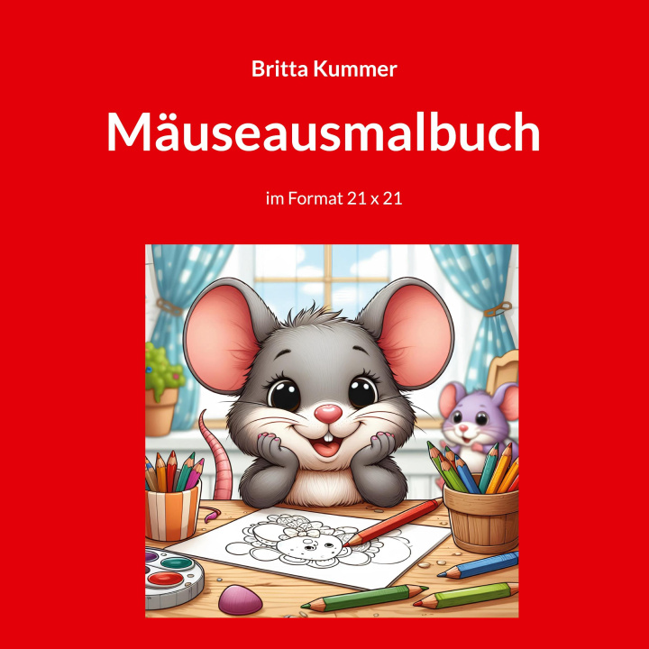 Book Mäuseausmalbuch Britta Kummer