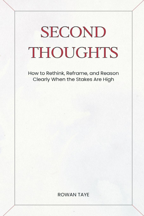 Carte Second Thoughts Rowan Taye