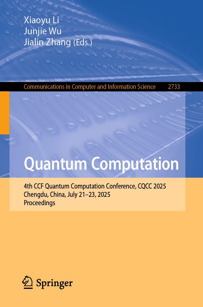 Книга Quantum Computation Junjie Wu