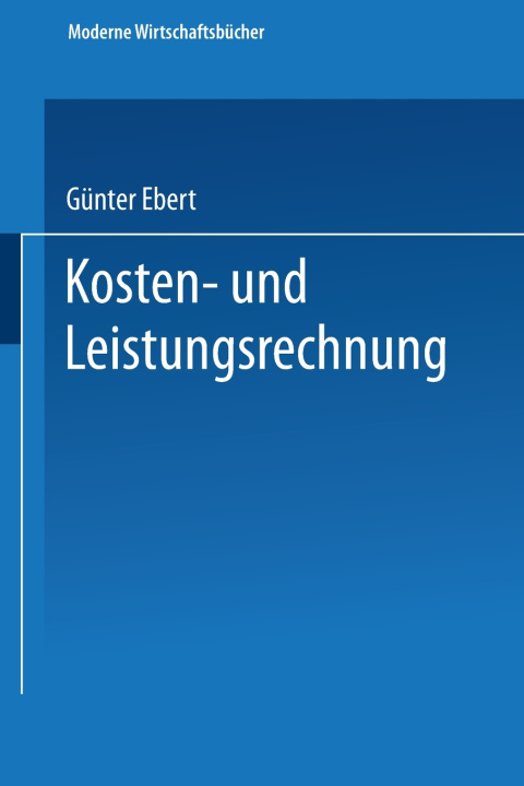 Carte Kosten- und Leistungsrechnung Gunter Ebert