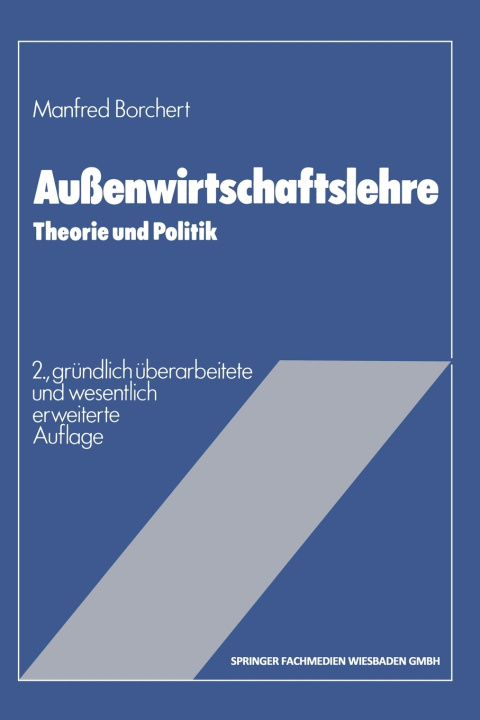 Kniha Außenwirtschaftslehre Manfred Borchert