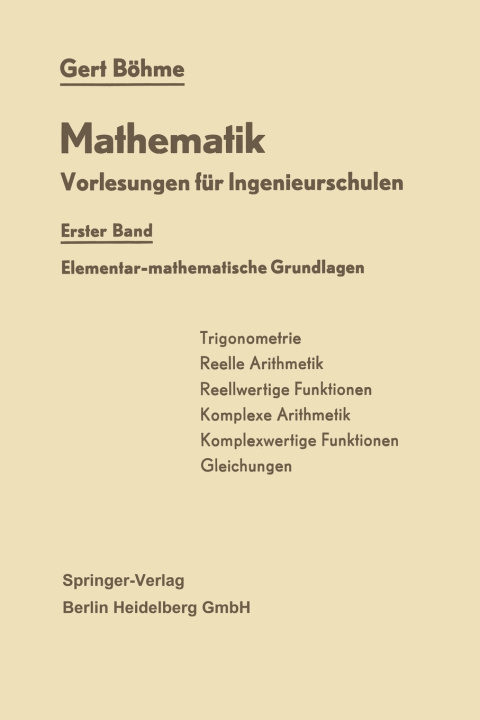 Kniha Mathematik Gert Bohme
