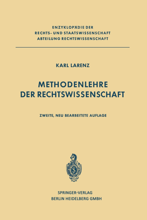 Buch Methodenlehre der Rechtswissenschaft Karl Larenz