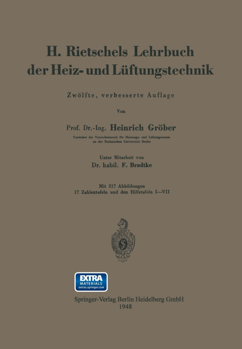 Knjiga H. Rietschels Lehrbuch der Heiz- und Luftungstechnik Hermann Rietschel