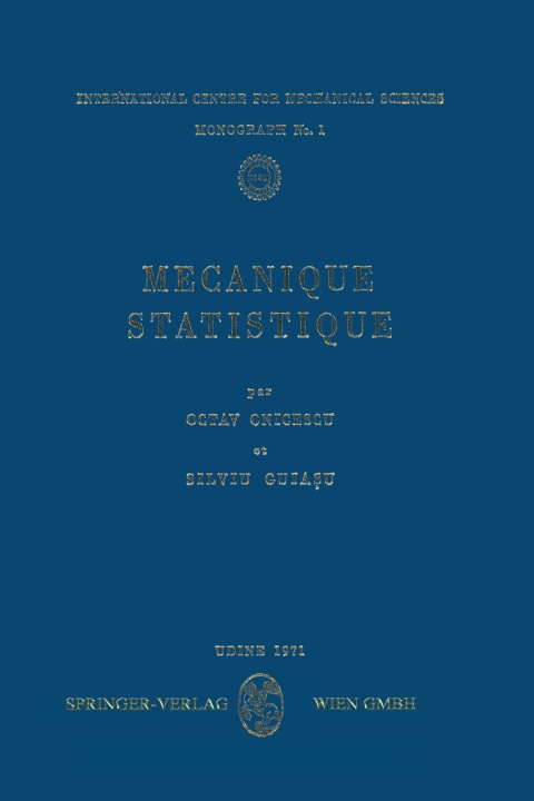 Kniha Mecanique statistique Octav Onicescu