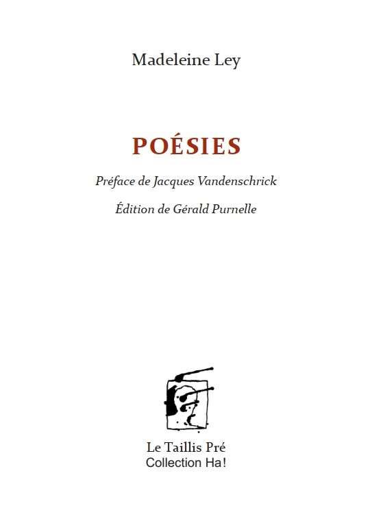 Kniha Poésies Ley