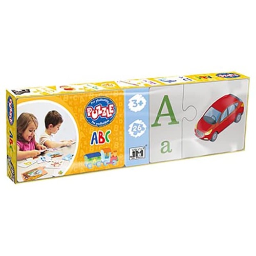 Joc / Jucărie Puzzle pro předškoláky v krabičce ABC 