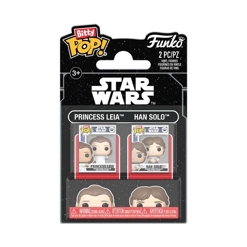 Hra/Hračka Funko Bitty POP: Star Wars - Princess Leia & Han Solo 2-pack 