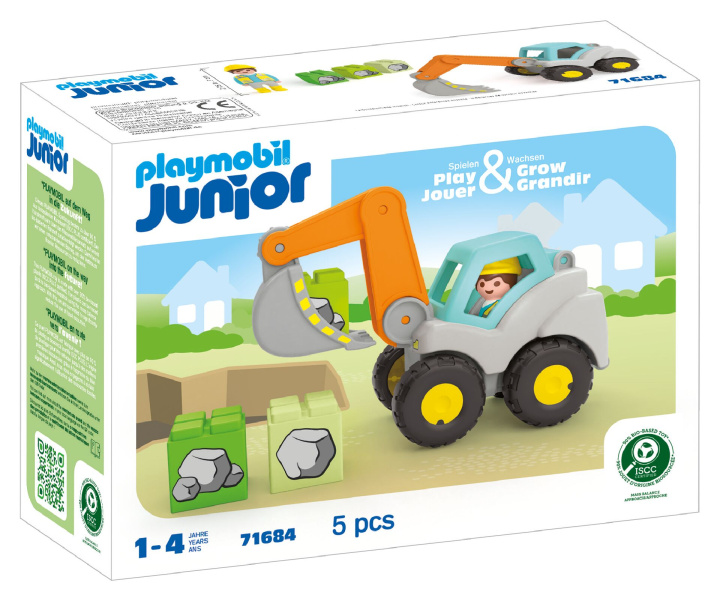 Boek Playmobil JUNIOR Koparka 71684 