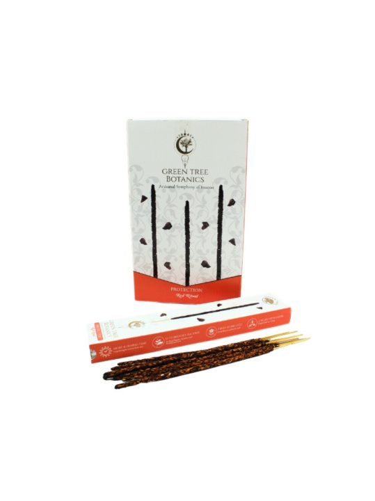 Kniha Encens Green Tree Botanics - Protection - Rituel rouge 