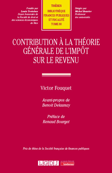 Libro Contribution à la théorie générale de l'impôt sur le revenu Fouquet