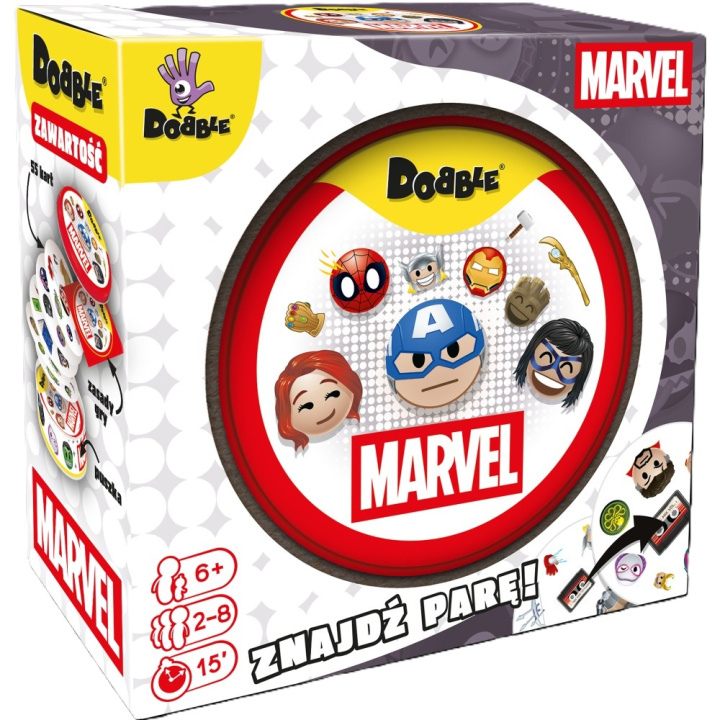 Kniha Gra Dobble Marvel Emoji 