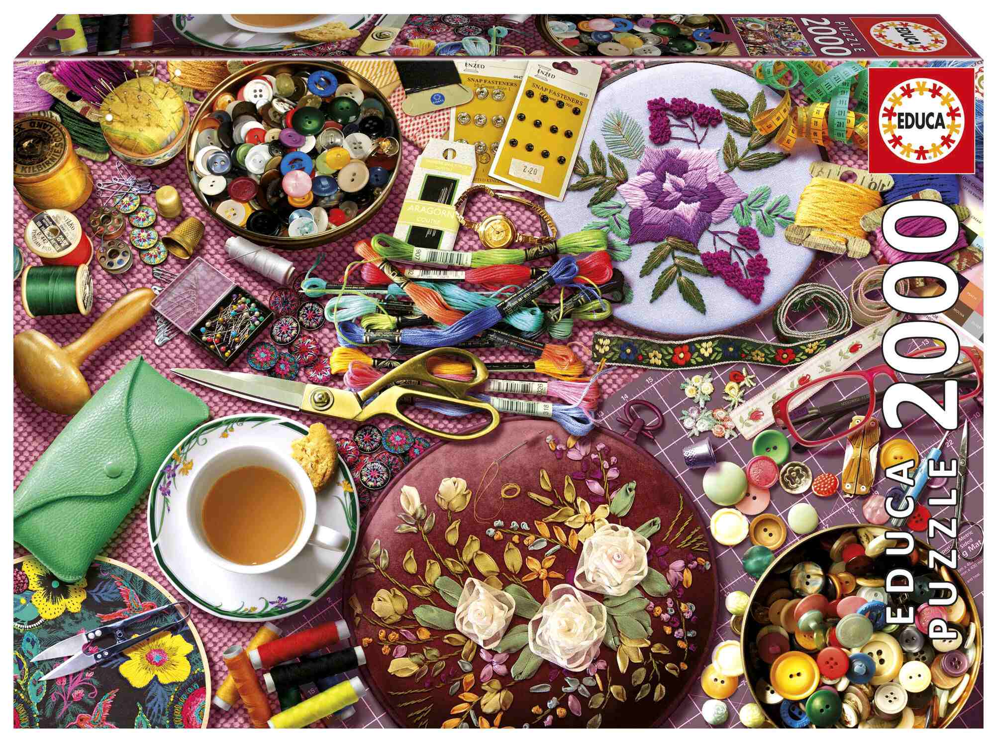 Knjiga Puzzle 2000 Stół do szycia 113426 