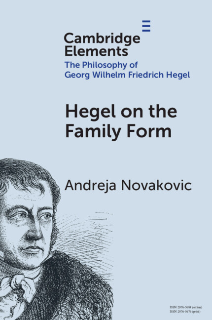 Kniha Hegel on the Family Form Andreja Novakovic