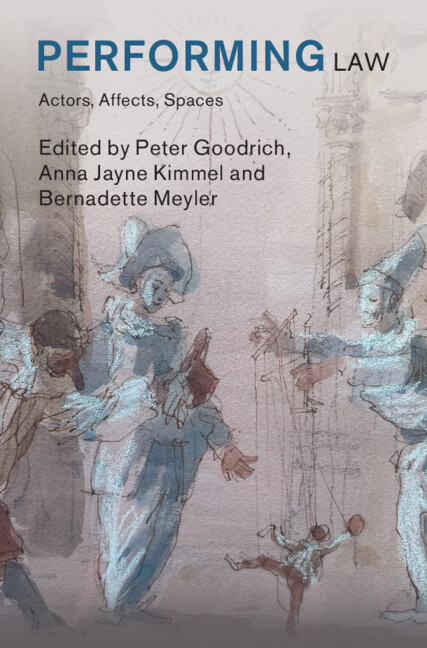Book Performing Law Peter Goodrich