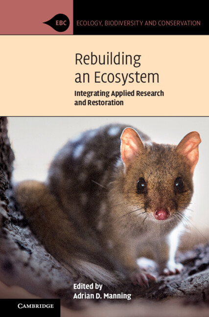 Kniha Rebuilding an Ecosystem Adrian D. Manning