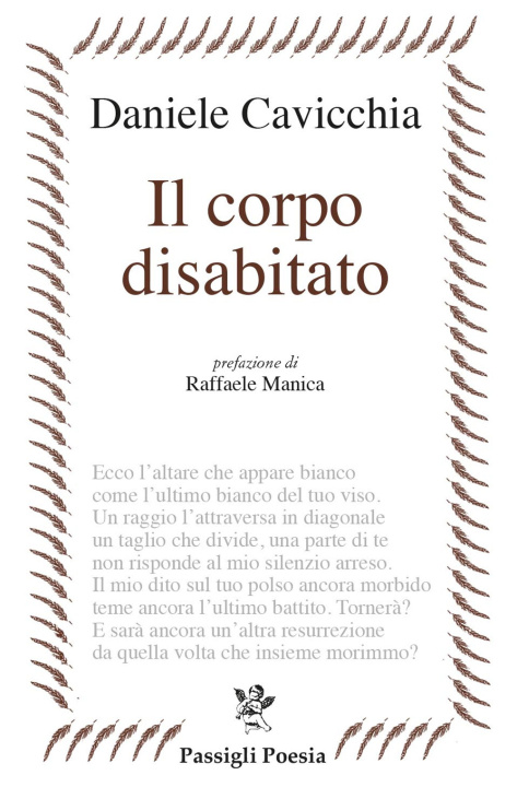 Kniha corpo disabitato Daniele Cavicchia