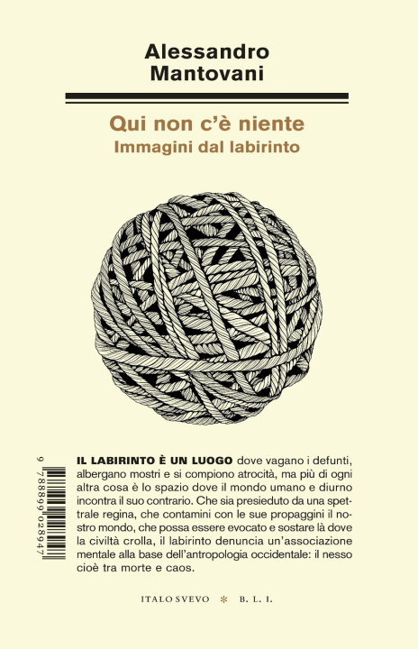 Kniha Qui non c'è niente. Immagini dal labirinto Alessandro Mantovani