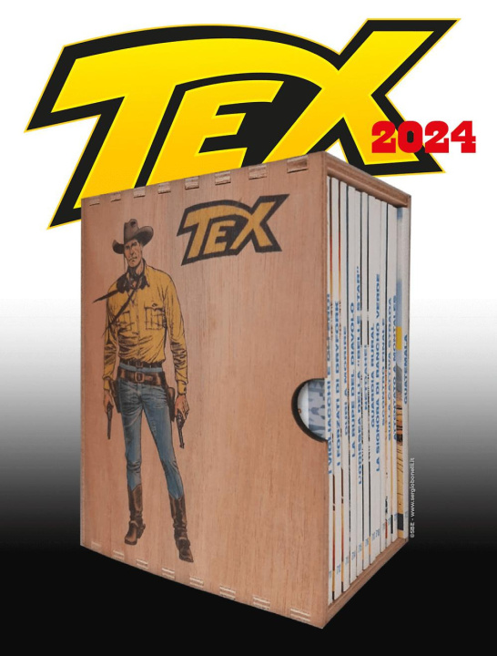 Hra/Hračka anno con Tex. Box 2024 Mauro Boselli