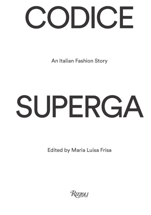 Kniha SUPERGA RIZZOLI LIBRI