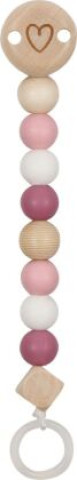 Hra/Hračka Schnullerkette Herz, pink 