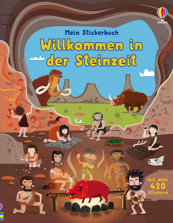 Knjiga Mein Stickerbuch: Willkommen in der Steinzeit Paul Nicholls
