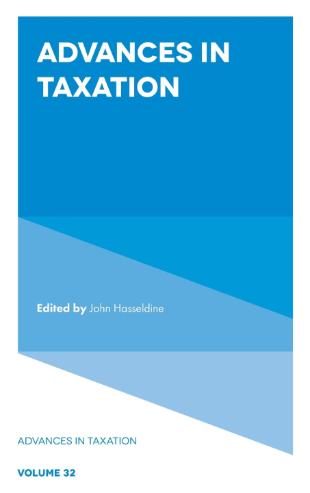 Boek Advances in Taxation John Hasseldine