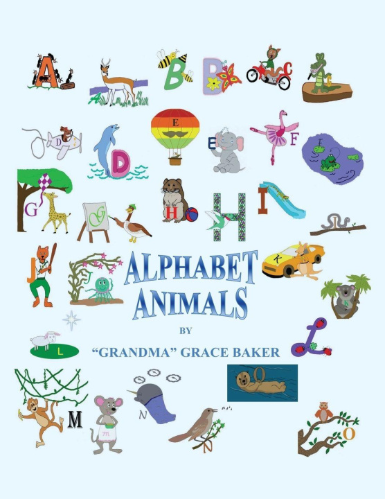 Kniha Alphabet Animals Grandma Grace Baker
