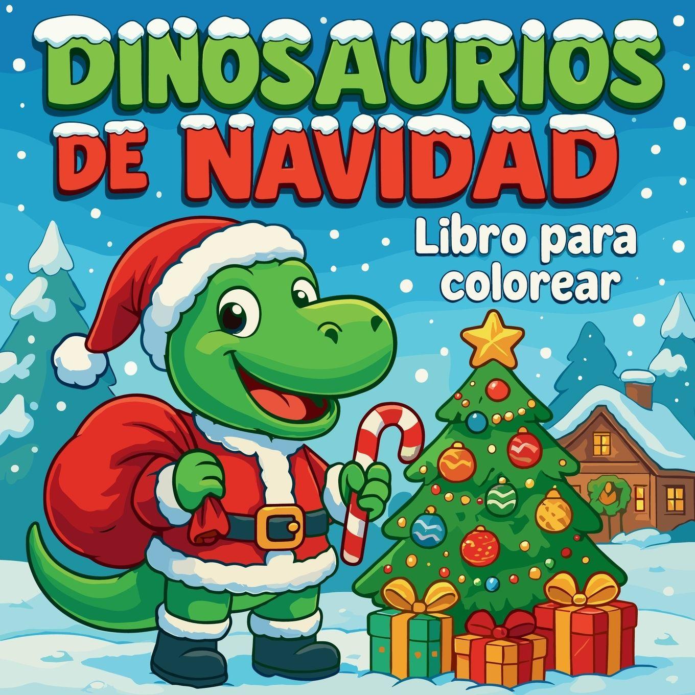 Kniha Dinosaurios de Navidad - Libro para colorear Chris Martin