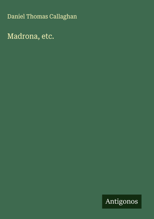 Knjiga Madrona, etc. 