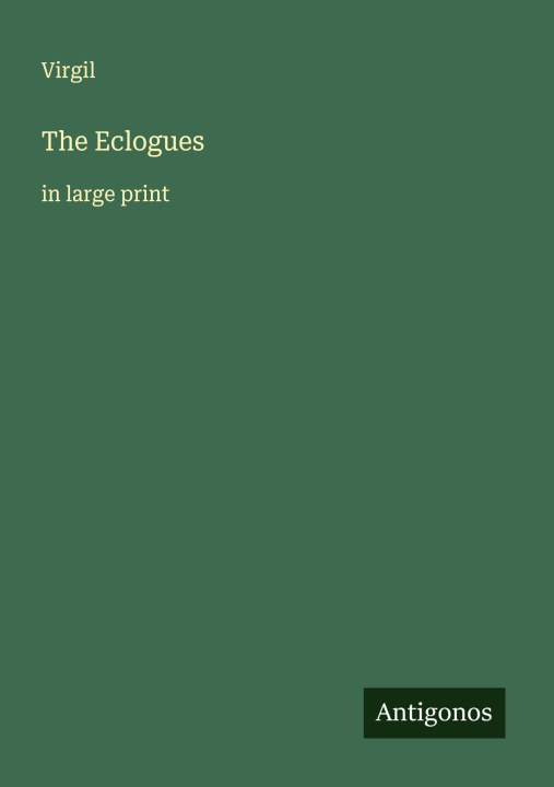 Kniha The Eclogues 