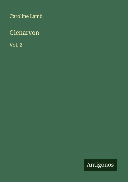 Kniha Glenarvon 