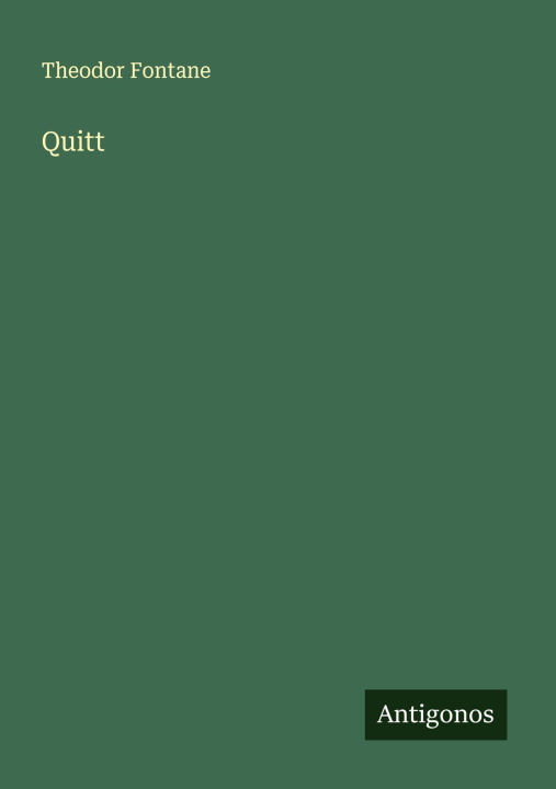 Kniha Quitt 