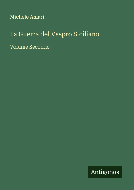 Knjiga La Guerra del Vespro Siciliano 