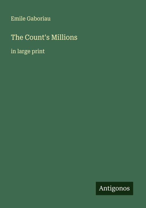 Kniha The Count's Millions 