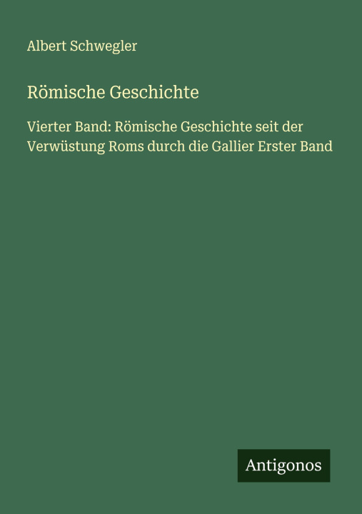 Kniha Römische Geschichte 