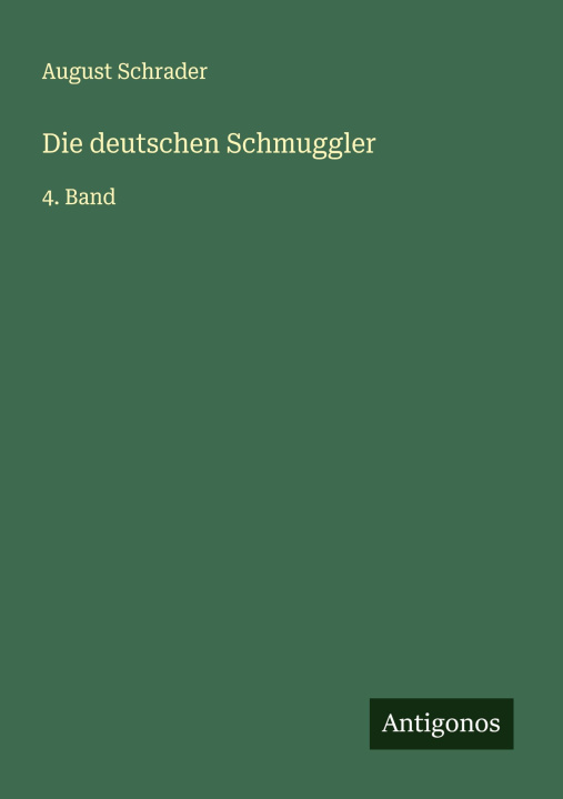 Kniha Die deutschen Schmuggler 