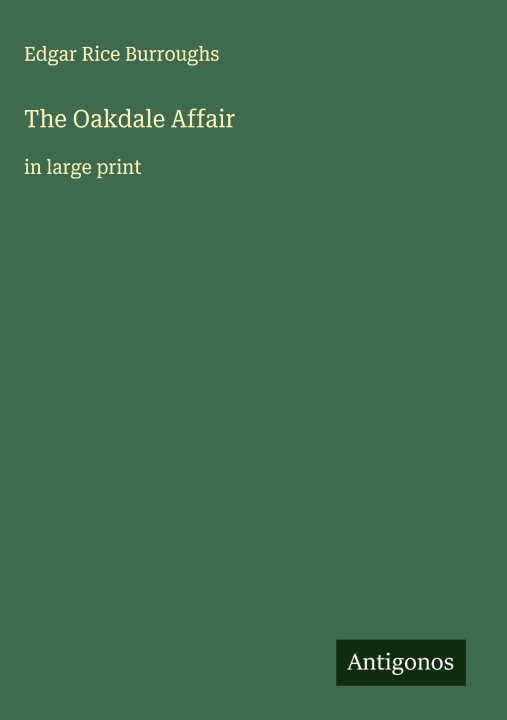 Carte The Oakdale Affair 