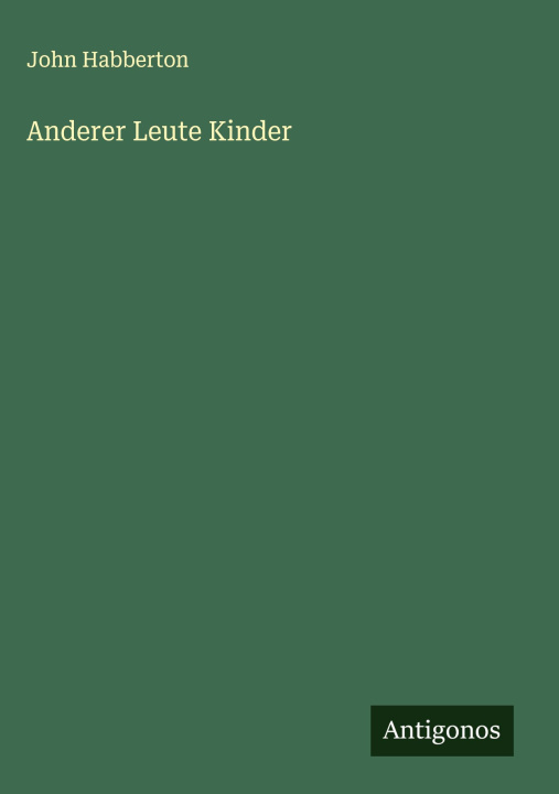 Carte Anderer Leute Kinder John Habberton