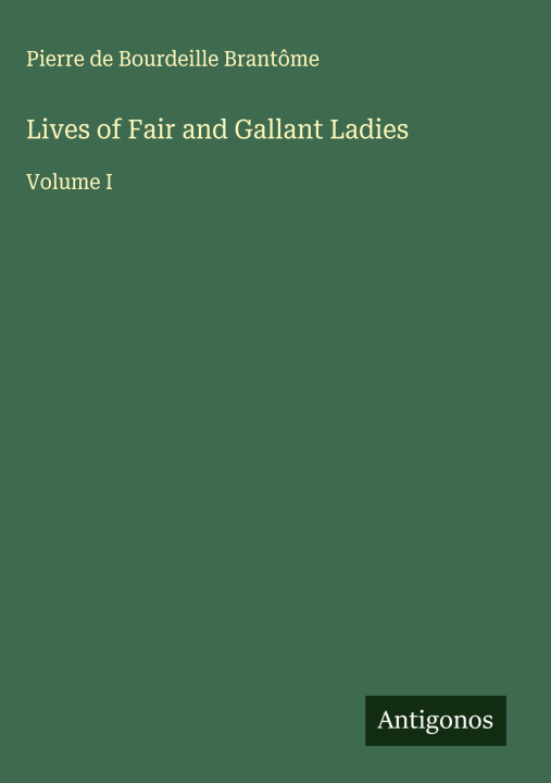 Carte Lives of Fair and Gallant Ladies 