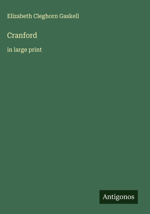 Buch Cranford 