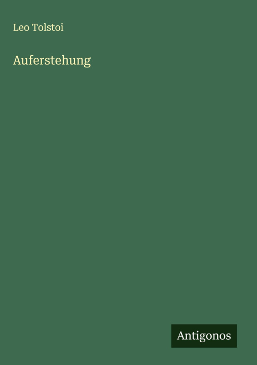 Kniha Auferstehung 