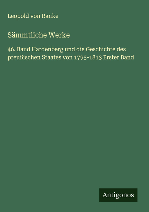 Kniha Sämmtliche Werke 