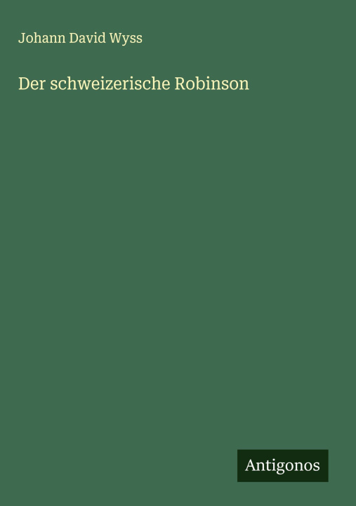 Knjiga Der schweizerische Robinson 