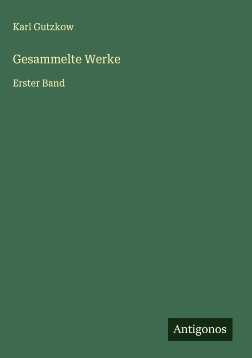 Knjiga Gesammelte Werke 